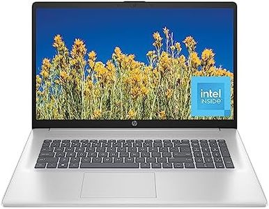 HP 17 inch Laptop, FHD Display, Intel N200, 8 GB RAM, 512 GB SSD, Intel UHD Graphics, Windows 11 Home, 17-cn3000ca