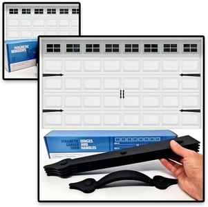 Magnetic Garage Door Windows (32pcs) + Garage Door Decorative Hardware | Bundle
