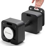 Eisenlink Adjustable Dumbbell 4-36kg Weight Set - Adjustable Weights with Anti-slip Handle 2kg Increments Innovative Easy Safe Locking Mechanism for Fitness Training Home Gym (1×36kg)