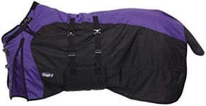 Tough 1 1200D Turnout Belly Wrap Horse Blanket Purple(10) 78