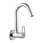 Cliquin Pure Brass Sink Tap with Chrome Finish, 360 Degree Swivel Spout, Quarter Turn Fittings, Faucet for Kitchen Sinks | Tap for Kitchen Sink |Kitchen Sink Tap (Espirion)