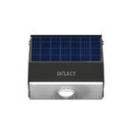 DYLECT Solar Luxe Premium Wall Sensor Light, 1000 Lumen,4000K, 10W, IP54 Waterproof, 48H Runtime, Motion Detection, 1-Year Warranty, Poly-crystalline Solar Panel, 2000mAh Battery