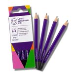 Love Writing Co. Writing Pencils for Children | Age 6, 7, 8, 9 Writing Pencils for Kids | Ergonomic Design, Comfortable Writing | Helps Writing Skills, Proper Pencil Grip, Fine Motor Skills | 5 Pack