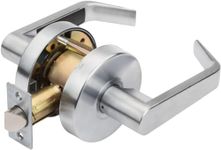 Dynasty Hardware AUG-30-26D Grade 2 Commercial Duty Passage Lever, ADA, Satin Chrome Finish