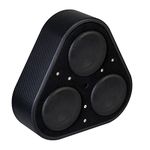 VIBE Audio BlackAir Wheel Well Triple 8 Inch Passive Radiator Subwoofer Enclosure, BLACKAIRP8-V6