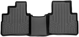 SMARTLINER Custom Fit All Weather Black 2nd Row Floor Mat Liners for 2021 Nissan Rogue (No Sport Models)