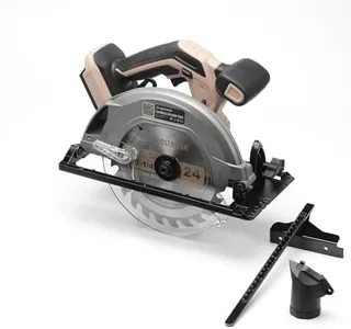 WOODSTARTER 18.5V Cordless Circular Saw Kit - 7-1/4-Inch Blade, 5000RPM, 45° Bevel for Woodworking​ (Tool Only)