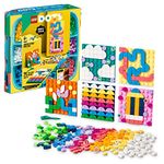 LEGO DOTS Adhesive Patches Mega Pack 41957 DIY Craft Kit; A Fun Arts-And-Crafts Activity That Inspires Creativity; Makes an Imaginative Personalised Design Gift for Crafts Lovers Aged 6+ (486 Pieces)