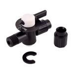 SeDeplacer 1/4" Chlorinator Control Valve,Comp Control Valve w/Hose Nut R172060 Compatible with Rainbow Pentair 300,302,300-19 and 300-29 Automatic Chlorine/Bromine Pool and Spa Feeder