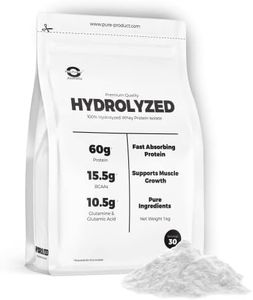 Pure Product Hydrolyzed Whey Isolate Powder, Unflavoured 1 kilograms