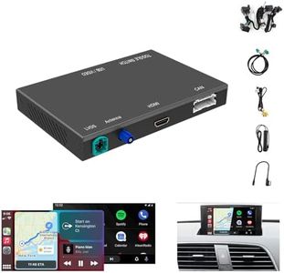 Wireless CarPlay Android Auto Mirroring Upgrade Retrofit Kit, Compatible with Audi Q3 from 2013-2019 Navigation MMI 3G Version Models