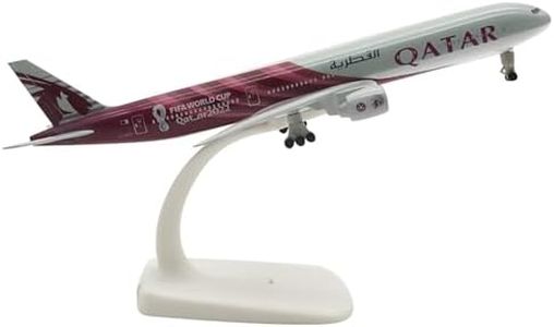 Alloy Qatar World Cup B777 Airplane Model Simulation Aircraft Plane Model 1/400 Scale 20CM for Collection Gift