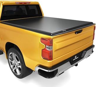 YITAMOTOR Soft Tri-fold Truck Bed Tonneau Cover Compatible with 2019-2024 Chevy Silverado/ GMC Sierra 1500 New Body Style, Fleetside 6.6 ft Bed