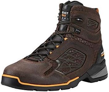 ARIAT Men's Rebar Flex 6" Composite Toe Work Boot, Chocolate Brown, 12 Wide