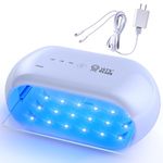 LET'S RESIN UV Light Advanced,Two-Sided Longer time Setting(2m,3m,5m) UV Resin Light with 36 LED Beads, Large Size UV Lamp for Resin Curing, Résin Molds,DIY Craft Decor(Own Design Patent)