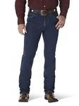 Wrangler Men's Tall Performance Cowboy Cut Jean, Mid Stone, 34Wx38L