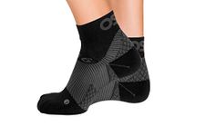 Orthosleeve FS4 Plantar Fasciitis/Orthotic Socks/Heel & Arch Pain/Swelling/foot fatigue - M Black