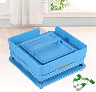 Cocoarm 00# Cápsulas rellenador, Inflador de cápsulas Relleno de cápsulas Placas de cápsulas manual Rellenador de cápsulas para 100 cápsulas para hospitales laboratorios familia, color azul