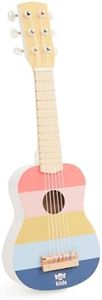 Just bee kids - Jouet Guitare en bois avec cordes, Jouets interactifs pour les enfants et les jeunes enfants, pour les garçons et les filles, adapté à partir de 3 ans