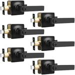 GOBEKOR 6 Pack Matte Black Privacy 