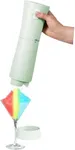 Cordless Shaved Ice Maker by PREMIUS – Lightweight, Rechargeable, Bonus Recipe Book, Resting Stand – Hawaiian Shaved Ice! USB Cord Included – Up to 40 Snow Cones Per Charge! No Molds Needed! (Mint)
