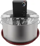MELONFARM 16 inch Bud Leaf Trimmer, Electric Reaper Bowl Hydroponic Dry Wet Plant Trimming Machine with Sharp Stainless Steel Blade and Hand Pruner Twisted Spin Cut, for Herbs and Flower