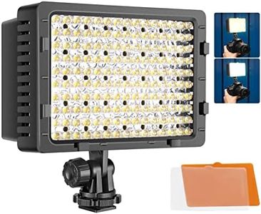 NEEWER® 160 LED CN-160 Dimmable Ultra High Power Panel Digital Camera/Camcorder Video Light, LED Light Compatible with Canon, Nikon, Pentax, Panasonic,Sony, Samsung and Olympus Digital SLR Cameras