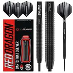 Razor Edge Black 26g Tungsten Darts with Flights and Stems