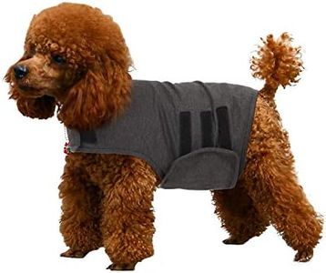 KELIVOL Anxiety Coat for Dog, Anxiety Relief Jacket, Calming Light Weight Warp Vest, Used to Keep Comfort for Dogs afraid of Fireworks/Thunder Storm. (S,Dark Grey)