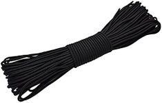 WYSUMMER Nylon Cord Rope,20 Meters 4mm Picture Hanging Cord Wire Nylon Parachute Picture Cord (Black)