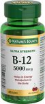 Nature's Bounty Ultra Vitamin B12 Supplement, Helps Maintain Good Health, 5000 Mcg, 45 Tablets
