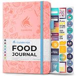 Clever Fox Food Journal - Daily Food Diary, Meal Planner to Track Calories & Nutrients, Weight Loss Tracker Notebook, A5 (Light Pink)