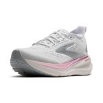 Brooks Women’s Glycerin 23 Neutral Running Shoe - White/Harbor Mist/Metallic - 7 Medium