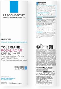La Roche-Posay Toleriane Rosaliac AR SPF30 Moisturiser, 50ml – For Redness-Prone Dry Skin