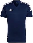 adidas Men's Condivo 22 Jersey, Team Navy Blue/White, Medium