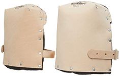 Custom Leathercraft 313 Heavy Duty Leather Kneepads, with Double Thick Lining