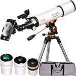 Telescope for Astronomy for Adult Beginners - Professional, Portable and Powerful 20x-250x - Easy to Mount and Use - Astronomical Telescope for Moon, Planets and Stargazing