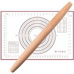 Muso Wood French Rolling Pin and Si