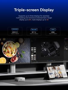 MINISFORUM AI X1 Pro Mini PC – Ryzen 9, 64GB RAM, 1TB SSD