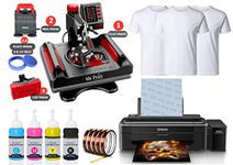 MY PRINT | Complete Setup Sublimation Printing | Heat Press Combo 5 in 1 | Printer L130 with Sublimation Ink | Sublimation Paper 200 Pcs