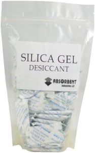 5 Gram X 50 PK Silica Gel Desiccant Moisture Absorber -Ammo Gun Safe Camera Lens