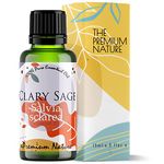 The Premium Nature Clary Sage Essential Oil for Diffuser | 100% Natural | Perfect for Skin, Hair, Aromatherapy & Candle Making - Fragrant Aromatherapy Oils, 15 mL