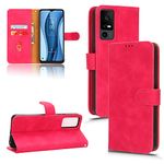 DAMONDY for Lively Jitterbug Smart 4 Phone Case,Jitterbug Smart4 Case,Flip Leather Wallet for Women Girls,Phone Cover Credit Card Slots Stand Holder for Jitterbug Smart4 -Rose Red