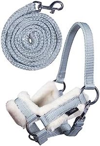 HKM SPORTS EQUIPMENT Hobby Horse Halter Set (Grey)