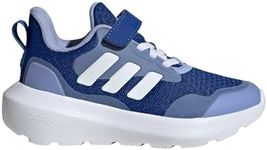 adidas Fortarun 3.0 Elastic Lace Sneaker, Team Royal Blue/White/Blue Spark, 12 US Unisex Little Kid