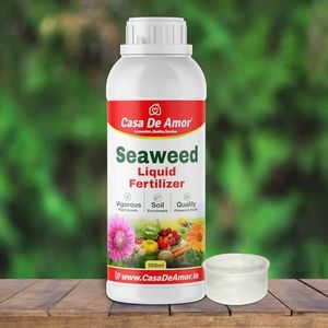 Casa De Amor Essential Seaweed Extract Liquid Plant Fertilizer For Plants with Measuring Cup (500 ml)