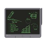 Portronics Ruffpad 15 Re-Writable LCD Screen 38.1cm (15-inch) Writing Pad for Drawing, Playing, Handwriting Gifts for Kids & Adults (Grey)