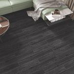 Plantex SPC Tiles (Sample Plank) for Floor/Click N Lock Wooden Flooring/Interlocking Sound Insulated Floor Tiles for Livingroom/Office - DIY Installation (Obsidian-Noir)