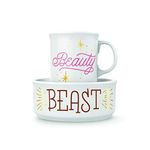 Genuine Fred Howligans Mug & Basic Bowl for Dogs- Beauty and The Beast