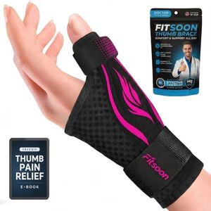 FITSOON Thumb Wrist Brace Spica Splint for Arthritis Trigger Finger Relief